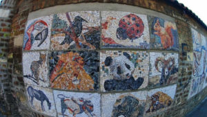 Mozaika na jednej z ulic Belgradu beograd belgrade mosaic art streetart